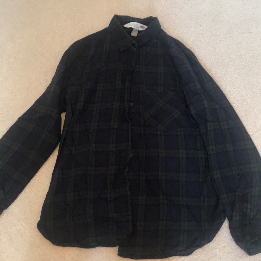 Plaid button down from old navy